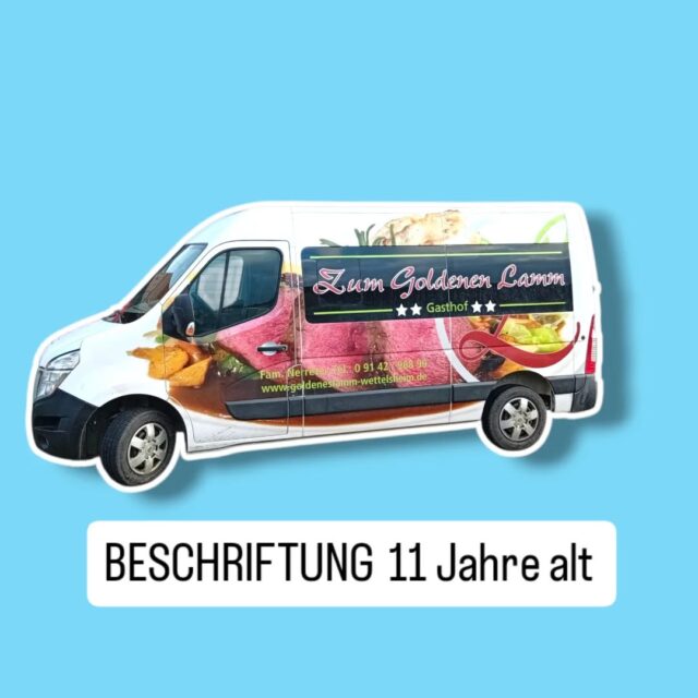 Vor 11 Jahren haben wir diese Steaks aufs Auto geklebt. Seht selbst! 
Nur minimale Alterungserscheinungen. 

Die Erinnerung an Gute Qualität währt also doch länger, als die an einen billigen Preis! 😉 

✔️Carwrap
✔️Sonnenschutzfolie
✔️Lackschutzfolie
✔️Beschriftungen

#carwrapping
#carwrap
#wrapcar
#averydennison
#teilfolierung
#folierung
#folie
#foliert
#foliestattlack
#farbwechsel
#ecksteinfoliensysteme
#neuburganderdonau
#neuburg
#donauwörth
#treuchtlingen
#weißenburg
#nürnberg
#beschriftungen
#digitaldruck
#oracal
#orafol
#aufkleber
#plotterliebe
#caroftheday 
#photooftheday
#abelundruf 
#kochwerbetechnik
#sprinter