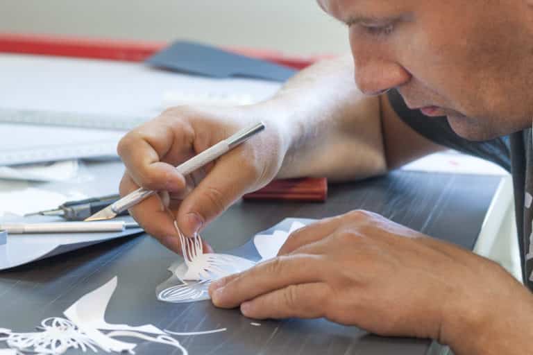 Cutting self-adhesive vinyl Fahrzeug-Beschriftungen von Eckstein Foliensysteme in Weißenburg!