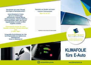 Klimafolie E-Autos Produktinformation